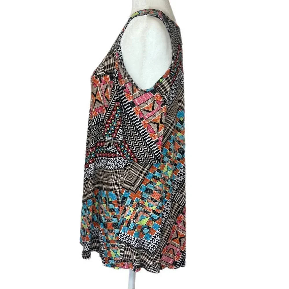 Bobeau Printed Cold Should Blouse. Very Soft! Size Medium. Great Condition!!